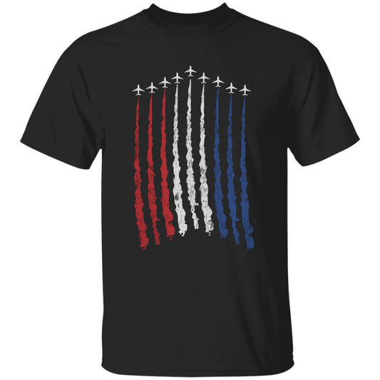 Red White Blue Air Force Flyover Men's T-shirt